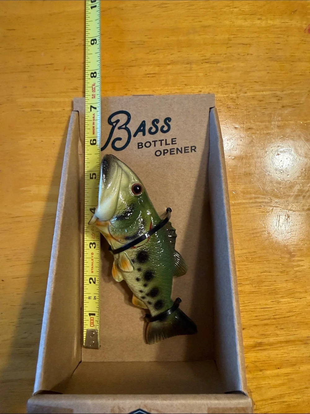 Bass Bottle Opener. New in package.